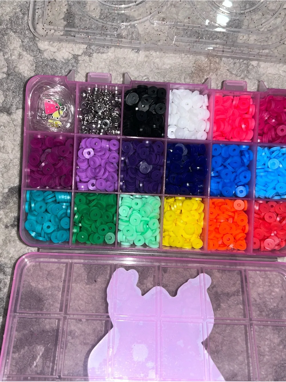 Kids Bead Craft Kit - Purple and Pink Jewelry Maker